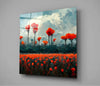 Poppy Glass Wall Art || Designer Collection by Insigneart USA