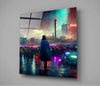 Against the City Glass Wall Art || Designers Collection by Insigneart USA