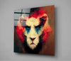 Lion Clown Glass Wall Art || Designer Collection by Insigneart USA