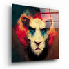 Lion Clown Glass Wall Art || Designer Collection by Insigneart USA