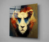 Lion Clown Glass Wall Art || Designer Collection by Insigneart USA