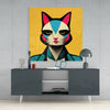 Ms. Cat Glass Wall Art || Designer Collection by Insigneart USA