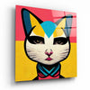 Ms. Cat Glass Wall Art || Designer Collection by Insigneart USA