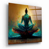 Meditation Glass Wall Art || Designer Collection by Insigneart USA