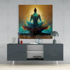 Meditation Glass Wall Art || Designer Collection by Insigneart USA