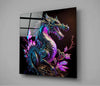 Dragon's Anger Glass Wall Art || Designers Collection by Insigneart USA