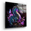 Dragon's Anger Glass Wall Art || Designers Collection by Insigneart USA
