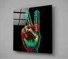 Peace Glass Wall Art || Designer Collection by Insigneart USA