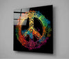 Peace Glass Wall Art || Designer Collection by Insigneart USA