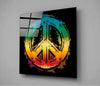 Peace Glass Wall Art || Designer Collection by Insigneart USA