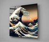 Waves Glass Wall Art || Designer Collection by Insigneart USA