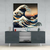 Waves Glass Wall Art || Designer Collection by Insigneart USA