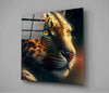Leopard Glass Wall Art || Designer Collection by Insigneart USA