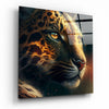 Leopard Glass Wall Art || Designer Collection by Insigneart USA