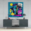 Picasso's Mind Glass Wall Art || Designer Collection by Insigneart USA