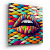 Lips Glass Wall Art || Designer Collection by Insigneart USA