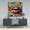 Lips Glass Wall Art || Designer Collection by Insigneart USA