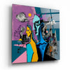 Picasso's Mind Glass Wall Art || Designer Collection by Insigneart USA