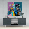Picasso's Mind Glass Wall Art || Designer Collection by Insigneart USA