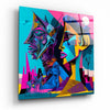 Picasso's Mind Glass Wall Art || Designer Collection by Insigneart USA