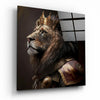 Lion King Glass Wall Art || Designer Collection by Insigneart USA