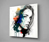 Woman Glass Wall Art || Designer Collection by Insigneart USA