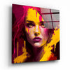 She Glass Wall Art || Designer Collection by Insigneart USA