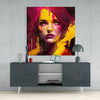 She Glass Wall Art || Designer Collection by Insigneart USA