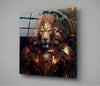 Lion King Glass Wall Art || Designer Collection by Insigneart USA