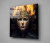 The Wrath of the Woman Glass Wall Art || Designer Collection by Insigneart USA
