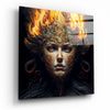 The Wrath of the Woman Glass Wall Art || Designer Collection by Insigneart USA