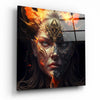 The Wrath of the Woman Glass Wall Art || Designer Collection by Insigneart USA
