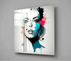 Woman Glass Wall Art || Designer Collection by Insigneart USA