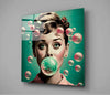 Audrey Hepburn Glass Wall Art || Designers Collection by Insigneart USA