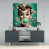 Audrey Hepburn Glass Wall Art || Designers Collection by Insigneart USA