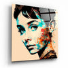 Audrey Hepburn Glass Wall Art || Designers Collection by Insigneart USA