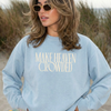 Make Heaven Crowded Lightweight Sweatshirt by Hey Jude Graphic Tees