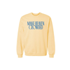 Make Heaven Crowded Lightweight Sweatshirt by Hey Jude Graphic Tees