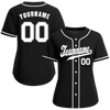 Custom Black Classic Style White Authentic Baseball Jersey