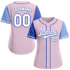 Custom Pink Two Tone White Authentic Baseball Jersey