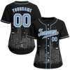 Custom Black City Edition Aqua Authentic Baseball Jersey BSBJ0a-bc0fbbf