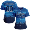 Custom Blue City Edition Black Authentic Baseball Jersey BSBJ0a-bc0fbca