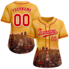 Custom Yellow City Edition Red Authentic Baseball Jersey BSBJ0a-bc0fbc8