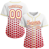 Custom White 3D Pattern Yellow Authentic Baseball Jersey BSBJ0a-bc0fbda