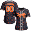 Custom Black 3D Pattern Orange Authentic Baseball Jersey BSBJ0a-bc0fbdd