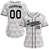 Custom White 3D Pattern Black Authentic Baseball Jersey BSBJ0a-bc0fbde