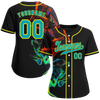 Custom Black Tie Dye Aqua Authentic Baseball Jersey BSBJ0a-bc0fbef