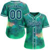 Custom Green Tie Dye Green Authentic Baseball Jersey BSBJ0a-bc0fbe9