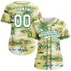 Custom Yellow Hawaii White Authentic Baseball Jersey BSBJ0a-bc0fbf9