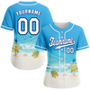 Custom Blue White Hawaii White Authentic Baseball Jersey BSBJ0a-bc0fb7c